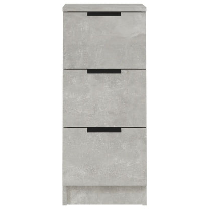 Sideboard Betongrau 30x30x70 cm Holzwerkstoff - Pazzar.ch