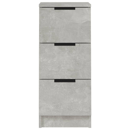 Sideboards 2 Stk. Betongrau 30x30x70 cm Holzwerkstoff - Pazzar.ch