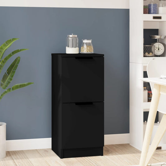 Sideboard Schwarz 30x30x70 cm Holzwerkstoff - Pazzar.ch