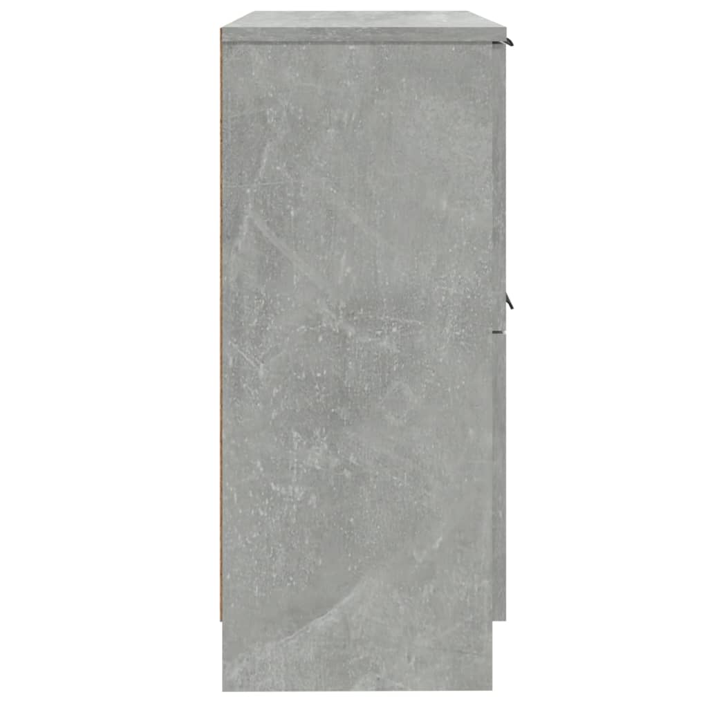 Sideboards 2 Stk. Betongrau 30x30x70 cm Holzwerkstoff - Pazzar.ch