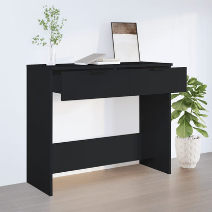 Konsolentisch Schwarz 90x36x75 cm Holzwerkstoff - Pazzar.ch