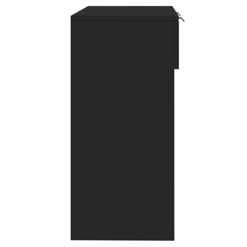 Konsolentisch Schwarz 90x36x75 cm Holzwerkstoff - Pazzar.ch