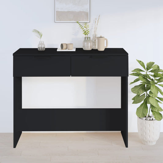 Konsolentisch Schwarz 90x36x75 cm Holzwerkstoff - Pazzar.ch
