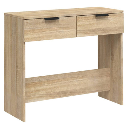 Konsolentisch Sonoma-Eiche 90x36x75 cm Holzwerkstoff - Pazzar.ch