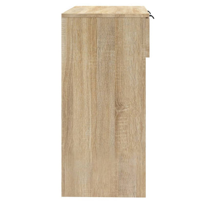 Konsolentisch Sonoma-Eiche 90x36x75 cm Holzwerkstoff - Pazzar.ch