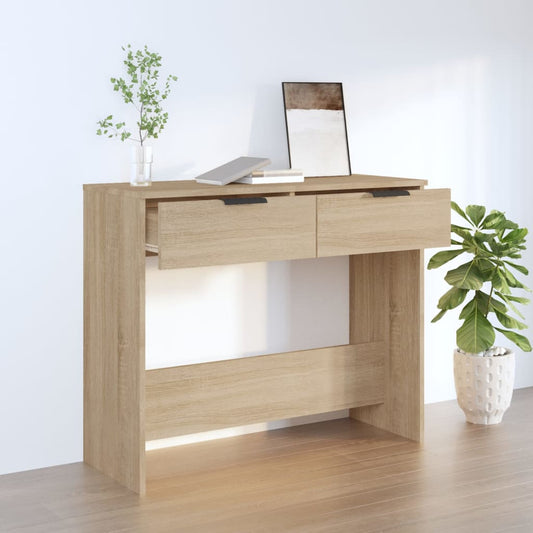 Konsolentisch Sonoma-Eiche 90x36x75 cm Holzwerkstoff - Pazzar.ch