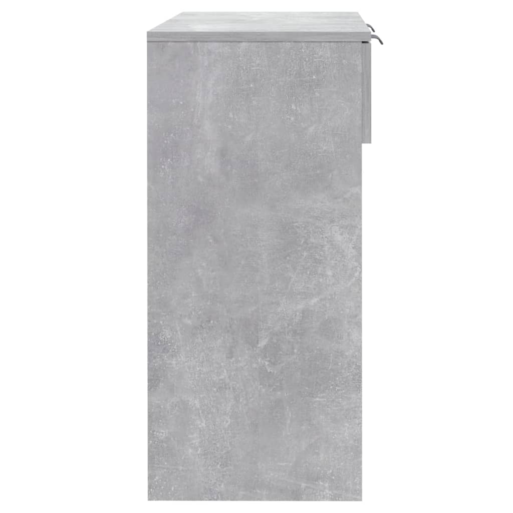 Konsolentisch Betongrau 90x36x75 cm Holzwerkstoff - Pazzar.ch