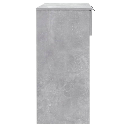 Konsolentisch Betongrau 90x36x75 cm Holzwerkstoff - Pazzar.ch