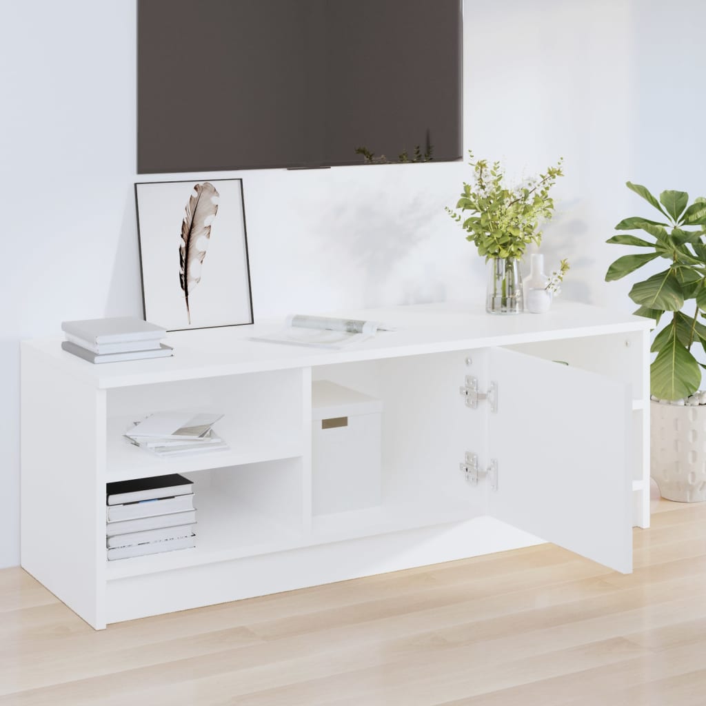 TV-Schrank Weiß 102x35x36,5 cm Holzwerkstoff - Pazzar.ch