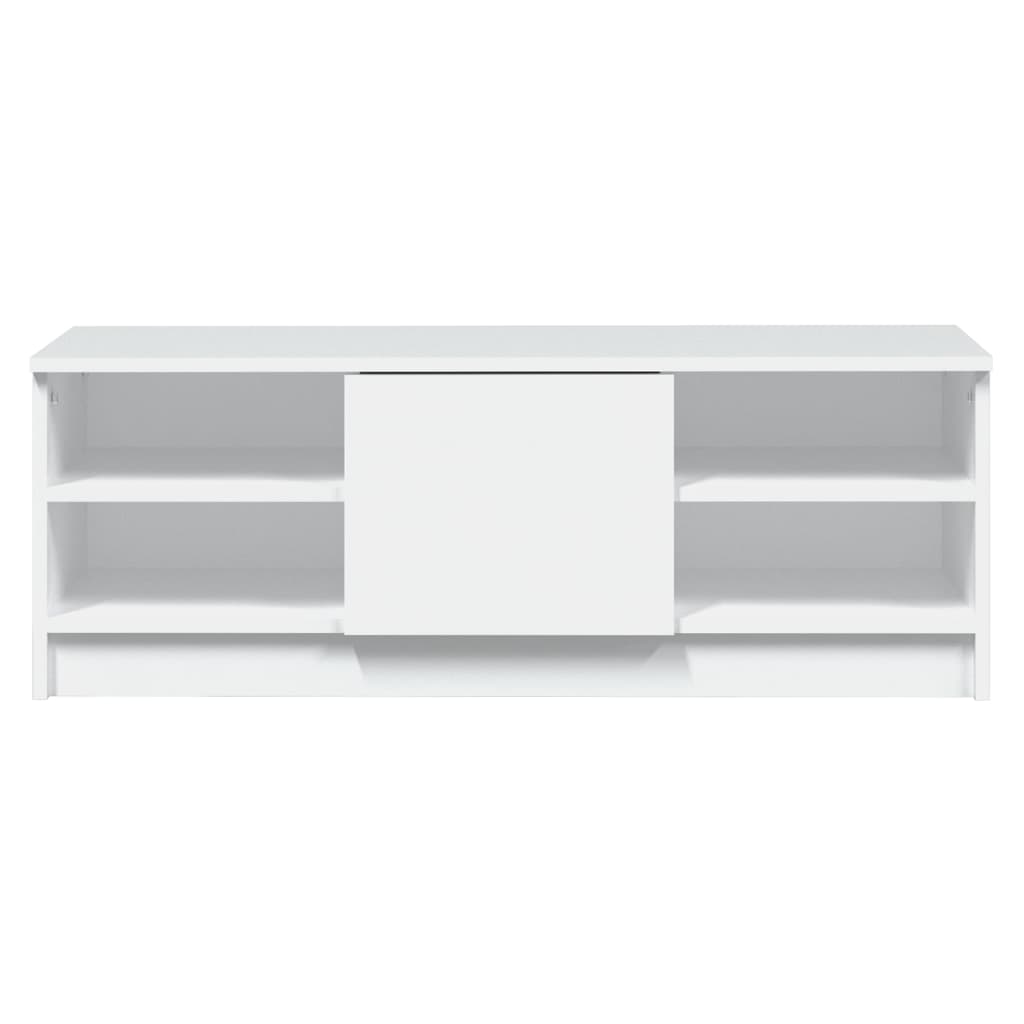TV-Schrank Weiß 102x35,5x36,5 cm Holzwerkstoff