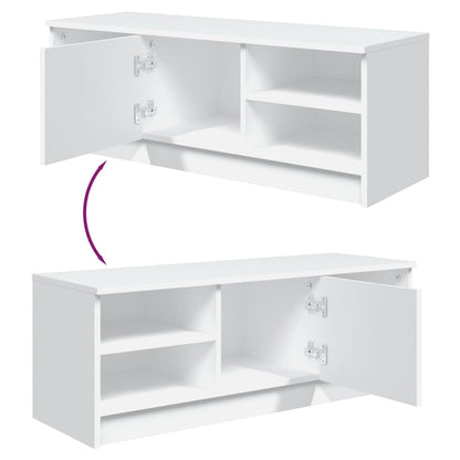 TV-Schrank Weiß 102x35x36,5 cm Holzwerkstoff - Pazzar.ch