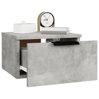 Wand-Nachttisch Betongrau 34x30x20 cm - Pazzar.ch