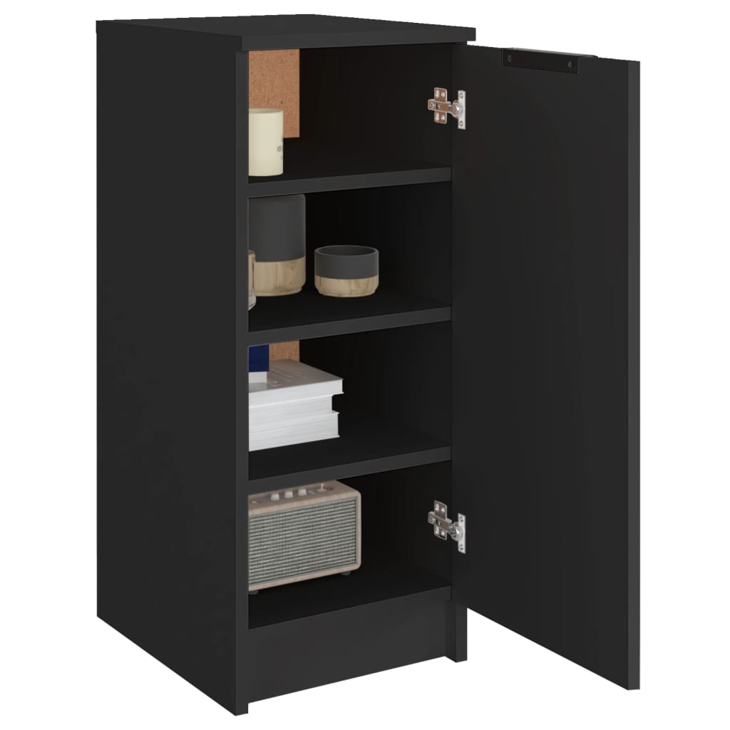 Schuhschrank Schwarz 30x35x70 cm Holzwerkstoff - Pazzar.ch