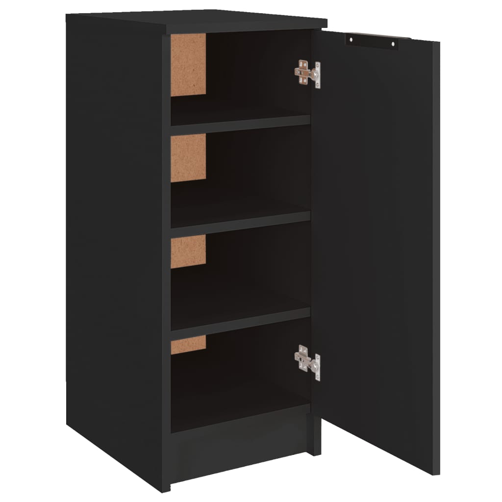 Schuhschrank Schwarz 30x35x70 cm Holzwerkstoff - Pazzar.ch