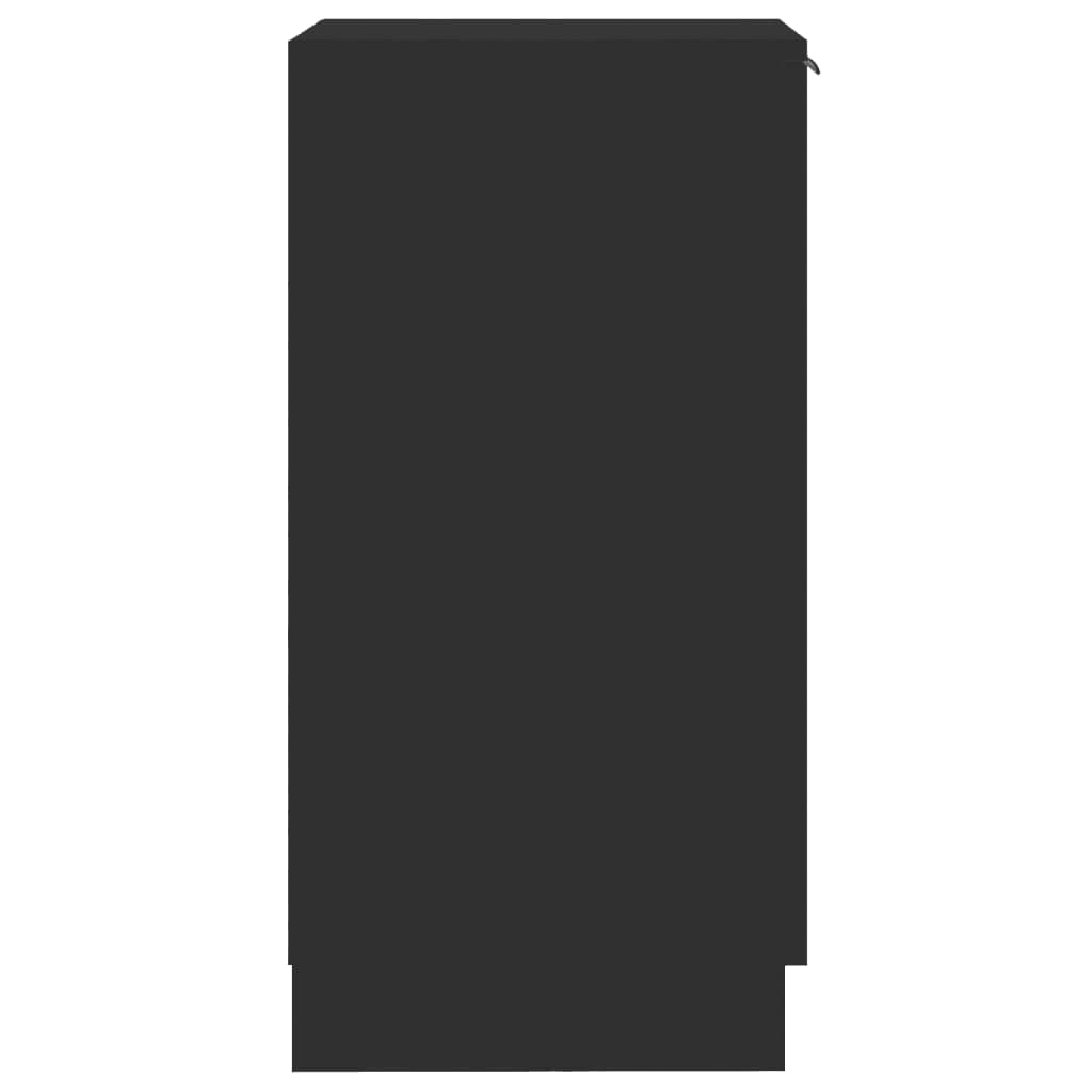 Schuhschrank Schwarz 30x35x70 cm Holzwerkstoff - Pazzar.ch