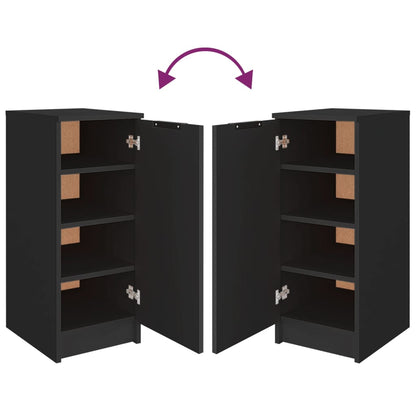 Schuhschrank Schwarz 30x35x70 cm Holzwerkstoff - Pazzar.ch