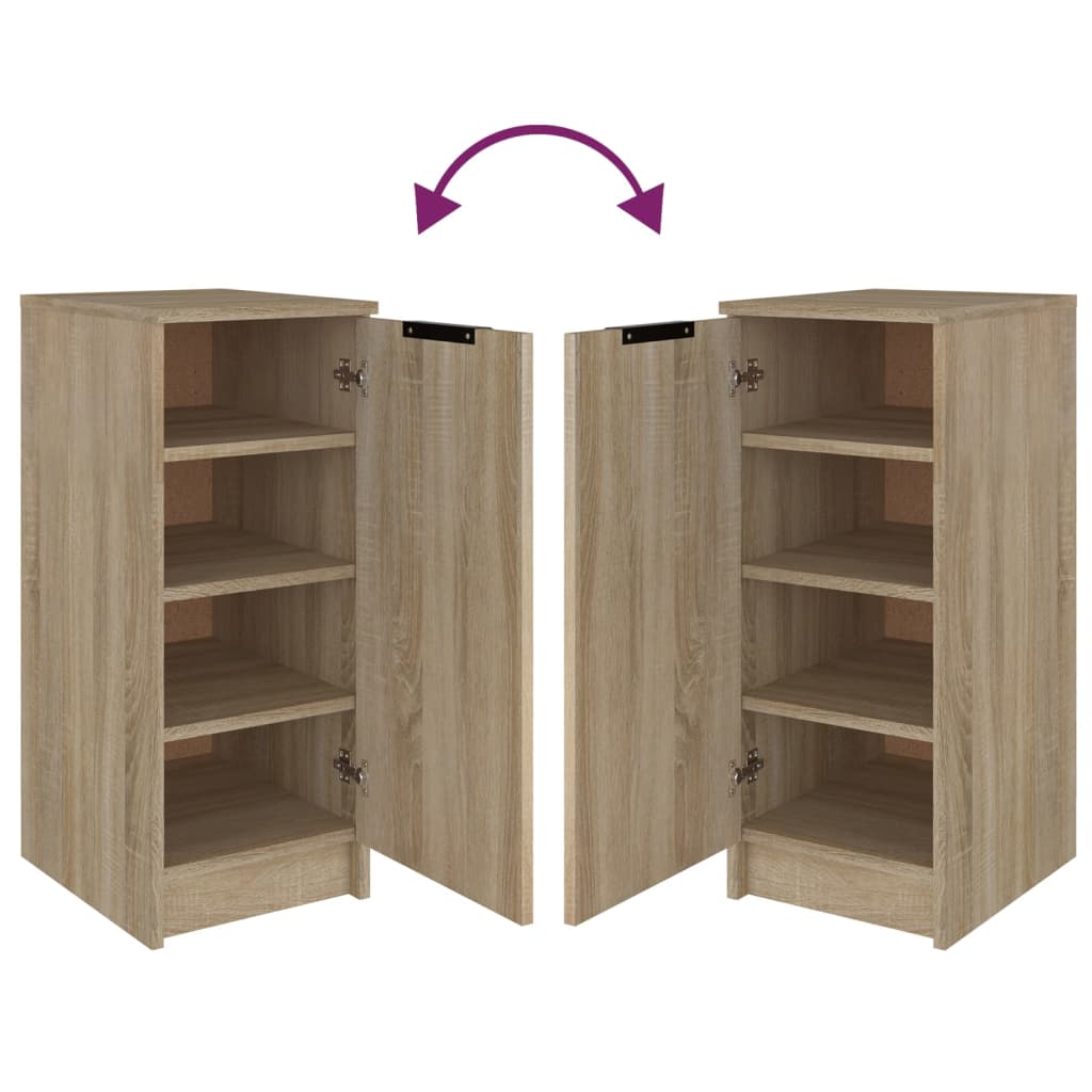 Schuhschrank Sonoma-Eiche 30x35x70 cm Holzwerkstoff - Pazzar.ch