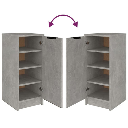 Schuhregal Betongrau 30x35x70 cm Holzwerkstoff - Pazzar.ch