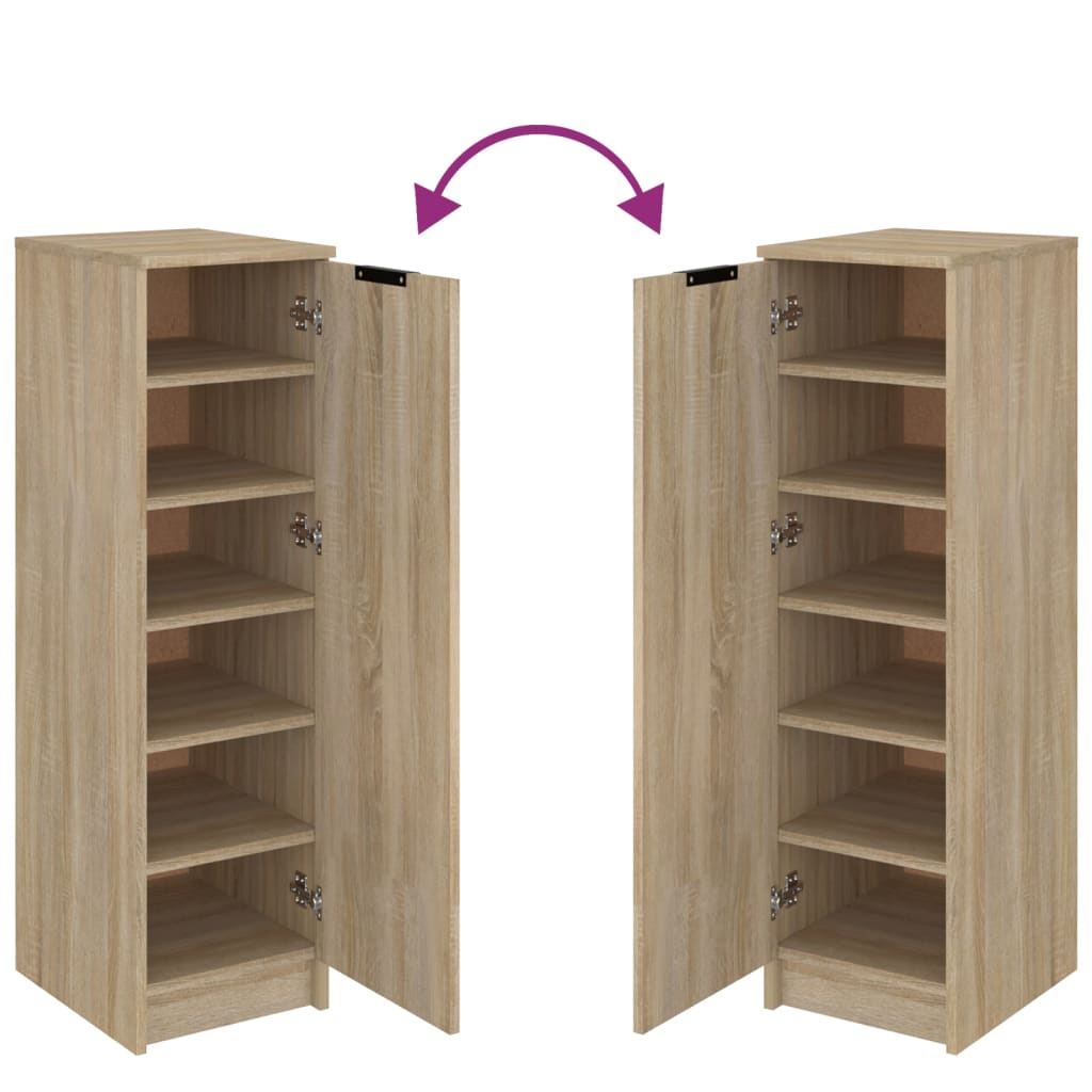 Schuhschrank Sonoma-Eiche 30x35x100 cm Holzwerkstoff - Pazzar.ch