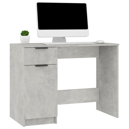 Schreibtisch Betongrau 100x50x75 cm Holzwerkstoff - Pazzar.ch