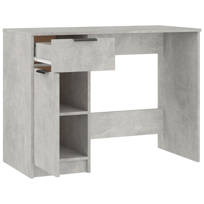 Schreibtisch Betongrau 100x50x75 cm Holzwerkstoff - Pazzar.ch
