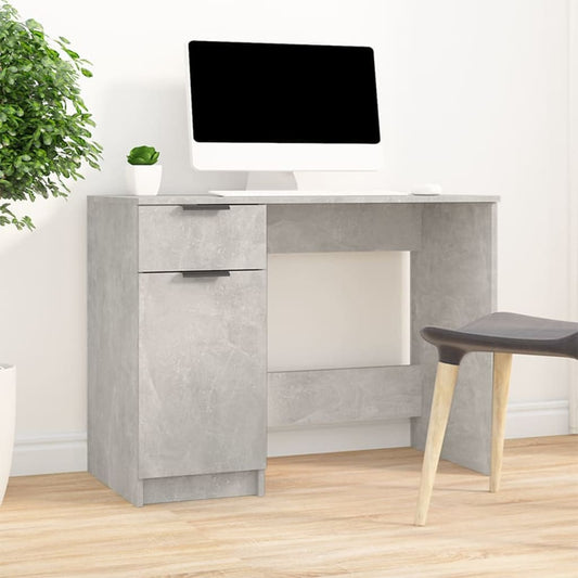 Schreibtisch Betongrau 100x50x75 cm Holzwerkstoff - Pazzar.ch