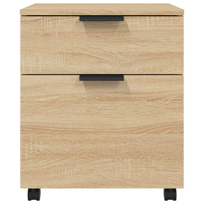 Mobiler Aktenschrank mit Rollen Sonoma-Eiche 45x38x54 cm - Pazzar.ch