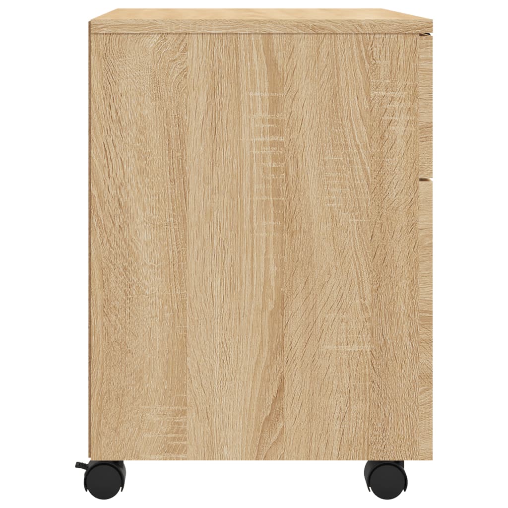 Mobiler Aktenschrank mit Rollen Sonoma-Eiche 45x38x54 cm - Pazzar.ch