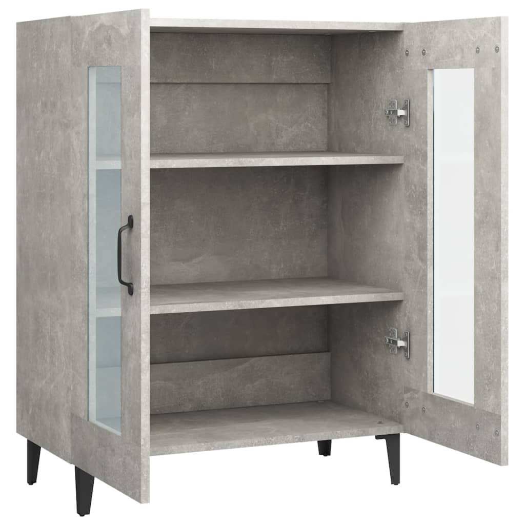 Sideboard Betongrau 69,5x34x90 cm Holzwerkstoff - Pazzar.ch