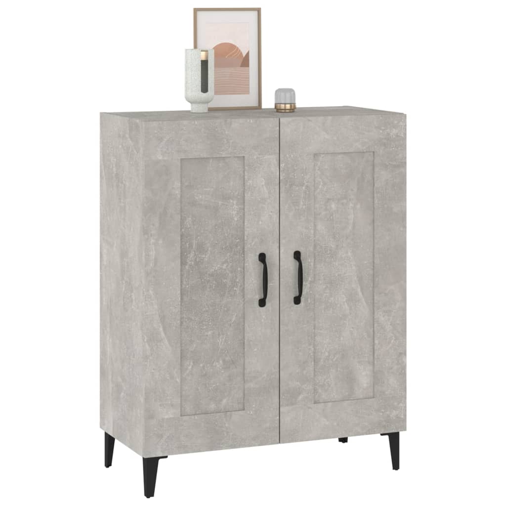 Sideboard Betongrau 69,5x34x90 cm Holzwerkstoff - Pazzar.ch