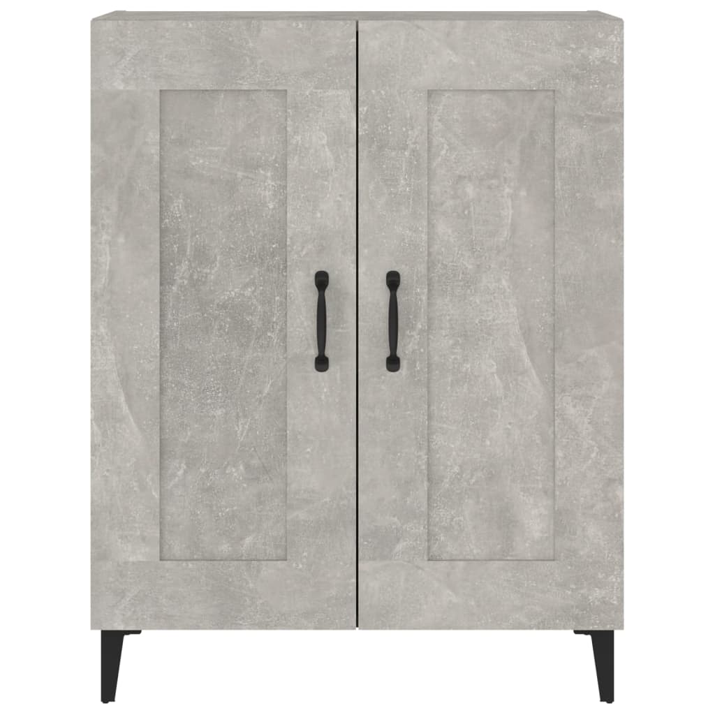 Sideboard Betongrau 69,5x34x90 cm Holzwerkstoff - Pazzar.ch