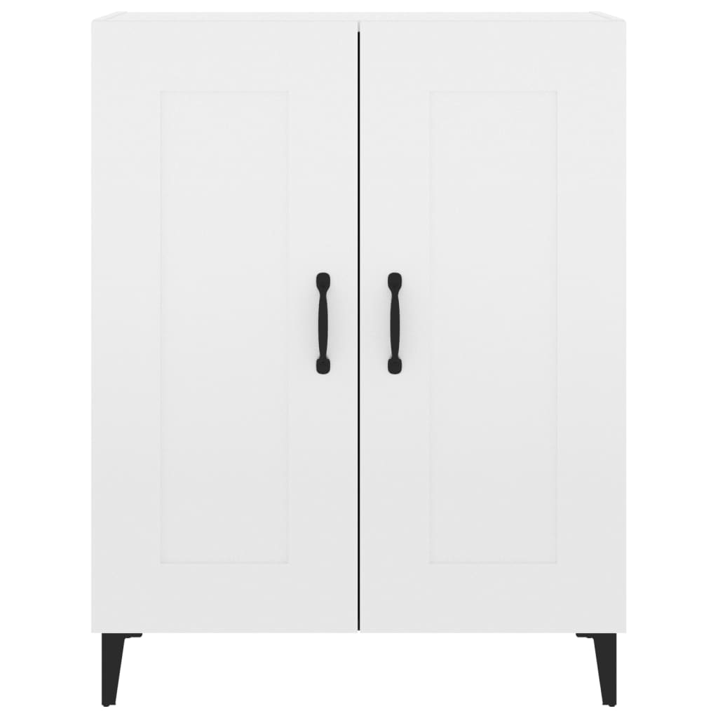 Sideboard Hochglanz-Weiß 69,5x34x90 cm Holzwerkstoff