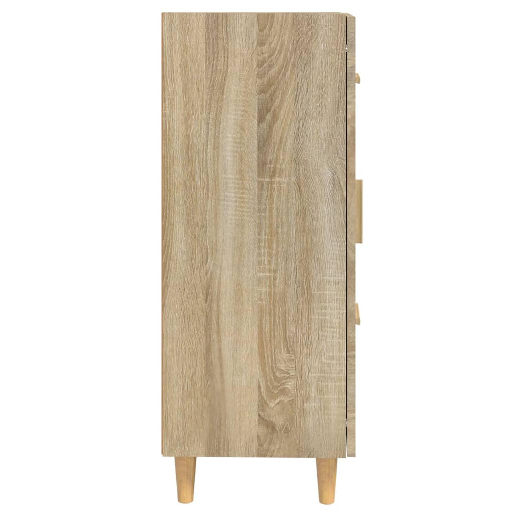 Sideboard Sonoma-Eiche 69,5x34x90 cm Holzwerkstoff - Pazzar.ch