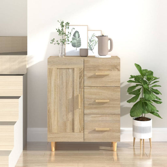 Sideboard Sonoma-Eiche 69,5x34x90 cm Holzwerkstoff - Pazzar.ch