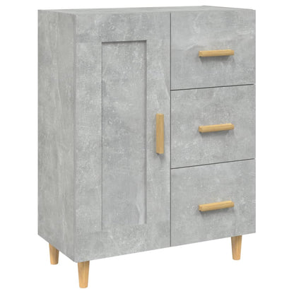 Sideboard Betongrau 69,5x34x90 cm Holzwerkstoff - Pazzar.ch