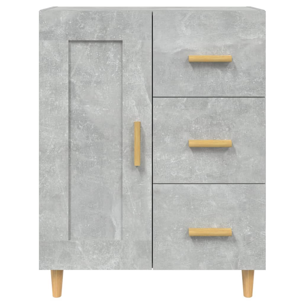 Sideboard Betongrau 69,5x34x90 cm Holzwerkstoff - Pazzar.ch