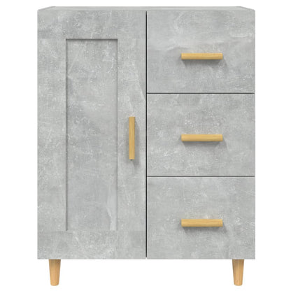 Sideboard Betongrau 69,5x34x90 cm Holzwerkstoff - Pazzar.ch