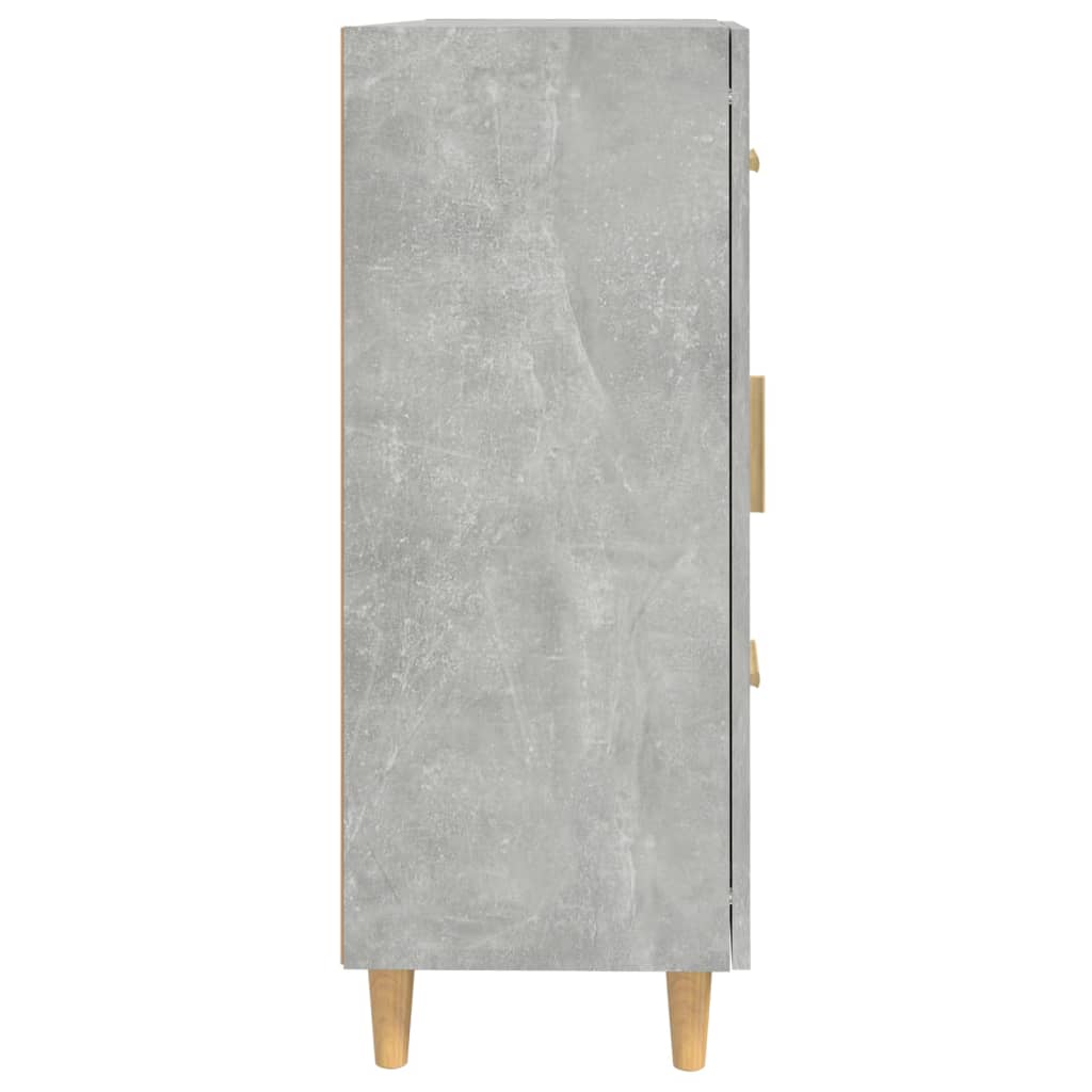 Sideboard Betongrau 69,5x34x90 cm Holzwerkstoff - Pazzar.ch