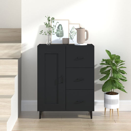 Sideboard Schwarz 69,5x34x90 cm Holzwerkstoff - Pazzar.ch