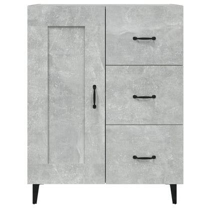 Sideboard Betongrau 69,5x34x90 cm Holzwerkstoff - Pazzar.ch