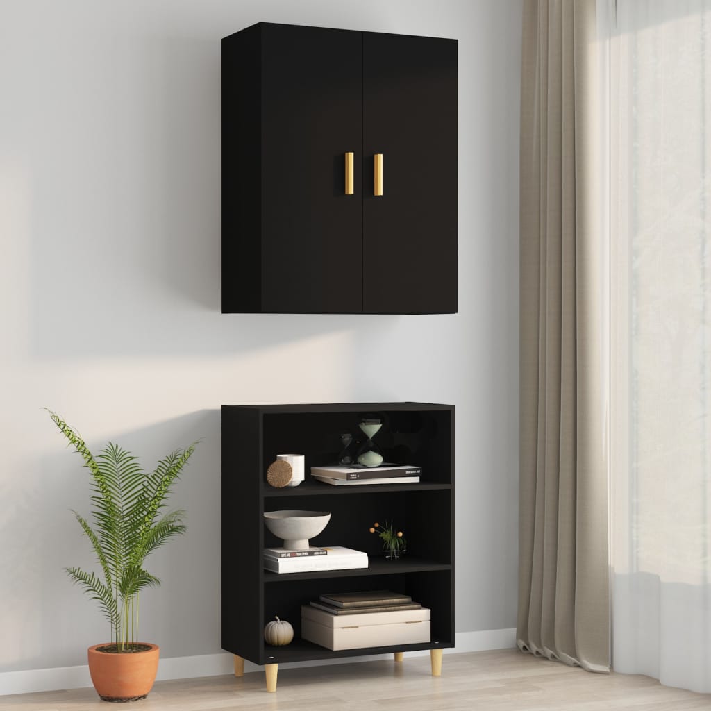 Hängeschrank Schwarz 69,5x34x90 cm - Pazzar.ch