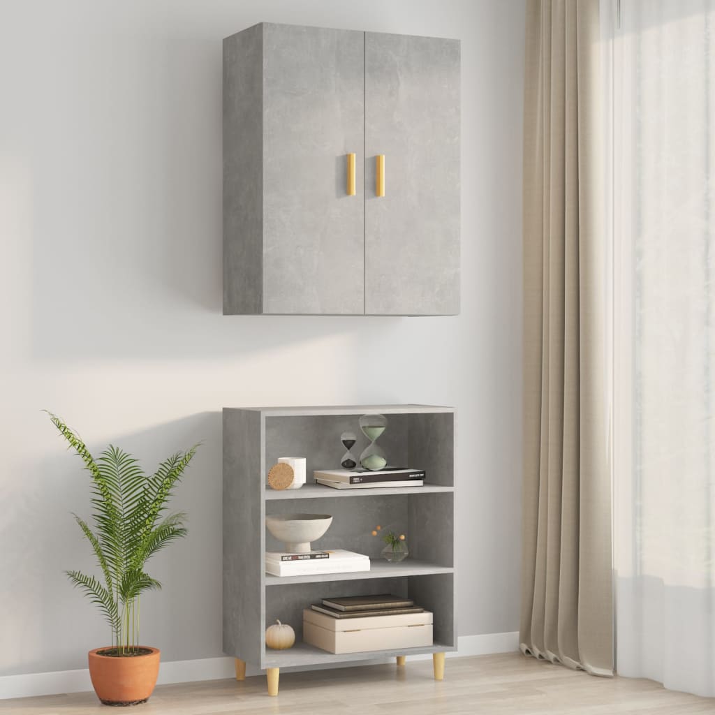 Hängeschrank Betongrau 69,5x34x90 cm - Pazzar.ch
