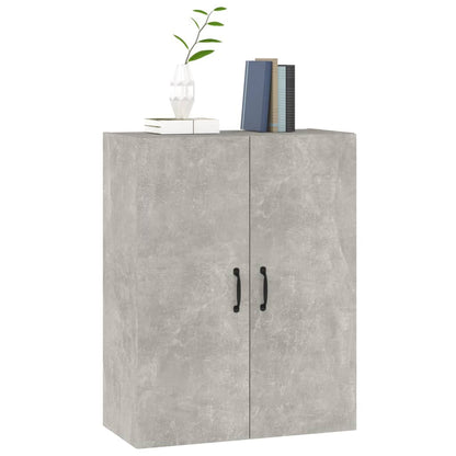 Hängeschrank Betongrau 69,5x34x90 cm Holzwerkstoff - Pazzar.ch