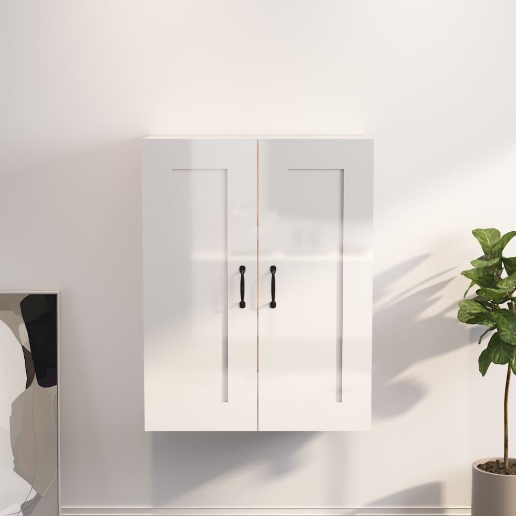 Hängeschrank Hochglanz-Weiß 69,5x32,5x90 cm - Pazzar.ch