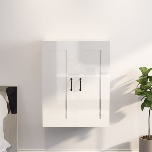 Hängeschrank Hochglanz-Weiß 69,5x32,5x90 cm - Pazzar.ch
