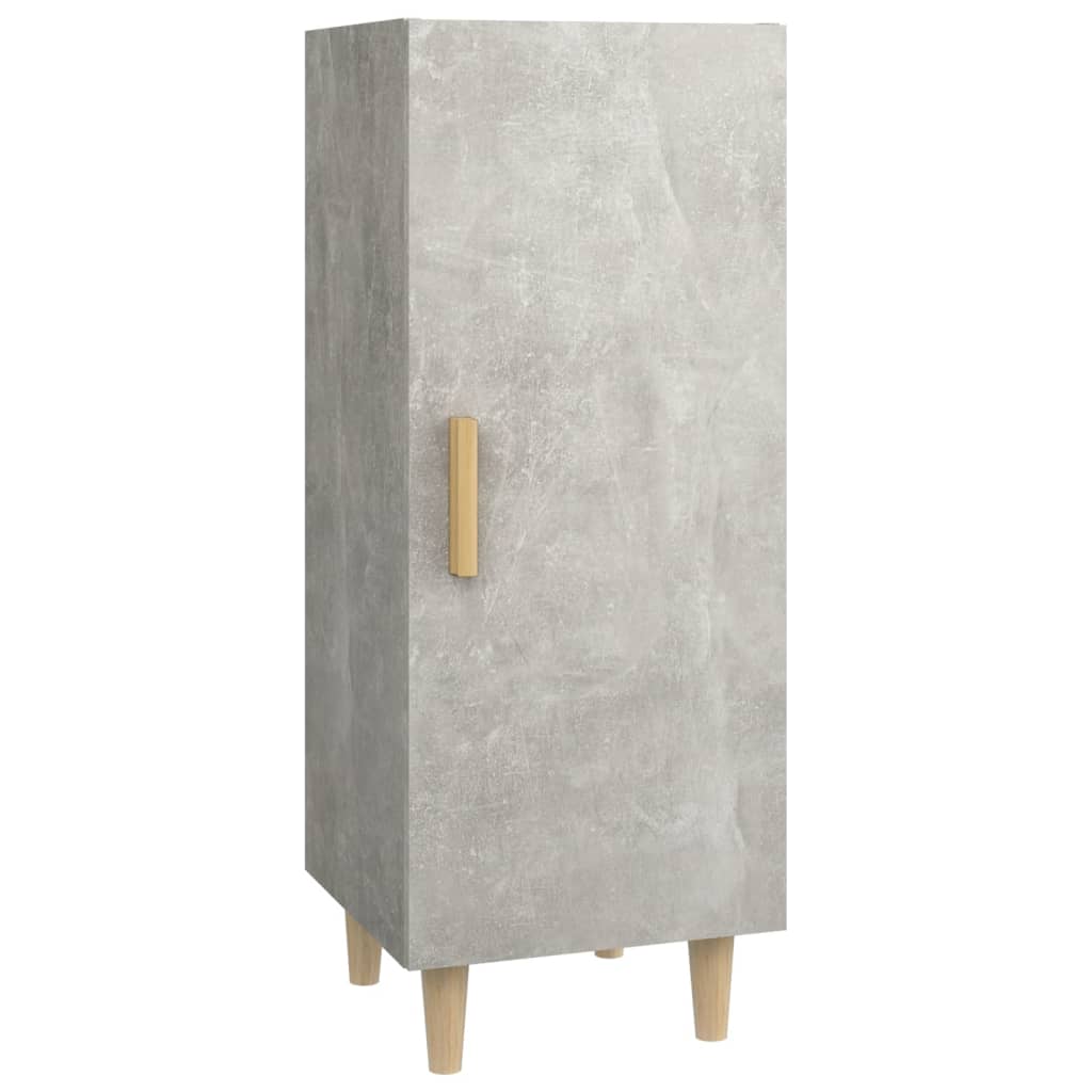 Sideboard Betongrau 34,5x34x90 cm Holzwerkstoff - Pazzar.ch