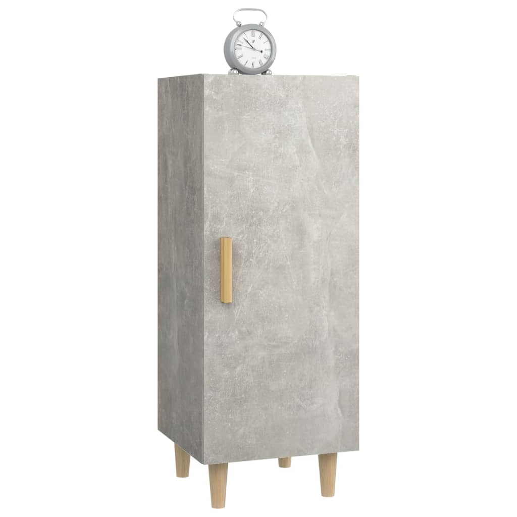 Sideboard Betongrau 34,5x34x90 cm Holzwerkstoff - Pazzar.ch