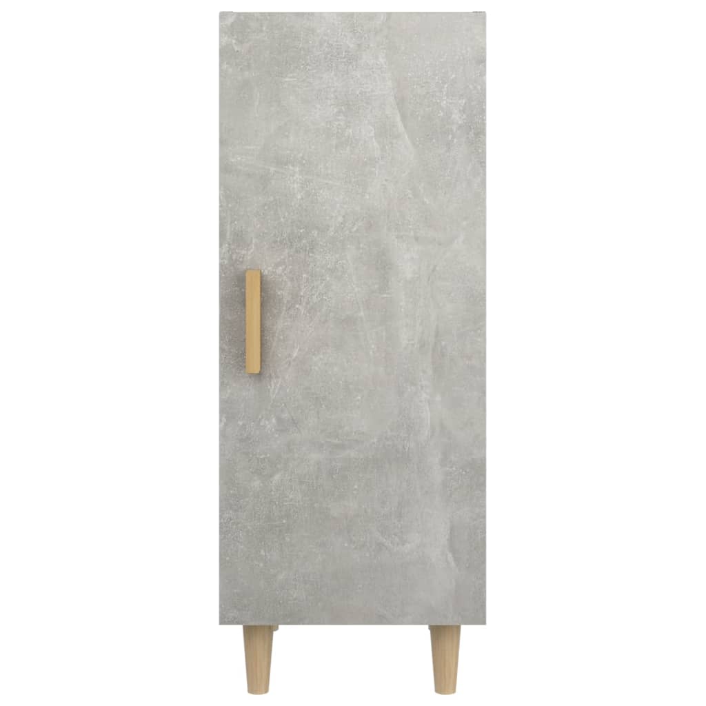 Sideboard Betongrau 34,5x34x90 cm Holzwerkstoff - Pazzar.ch