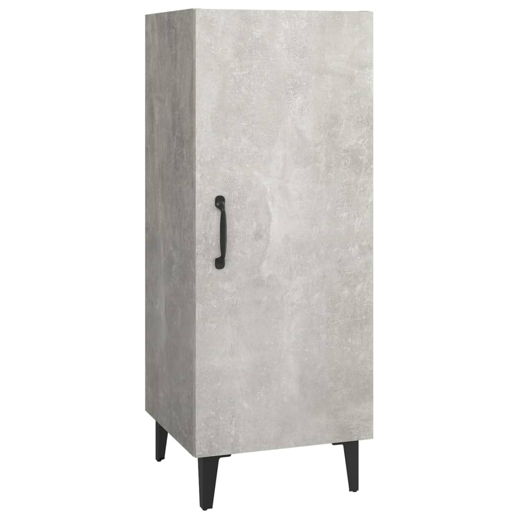 Sideboard Betongrau 34,5x34x90 cm Holzwerkstoff - Pazzar.ch