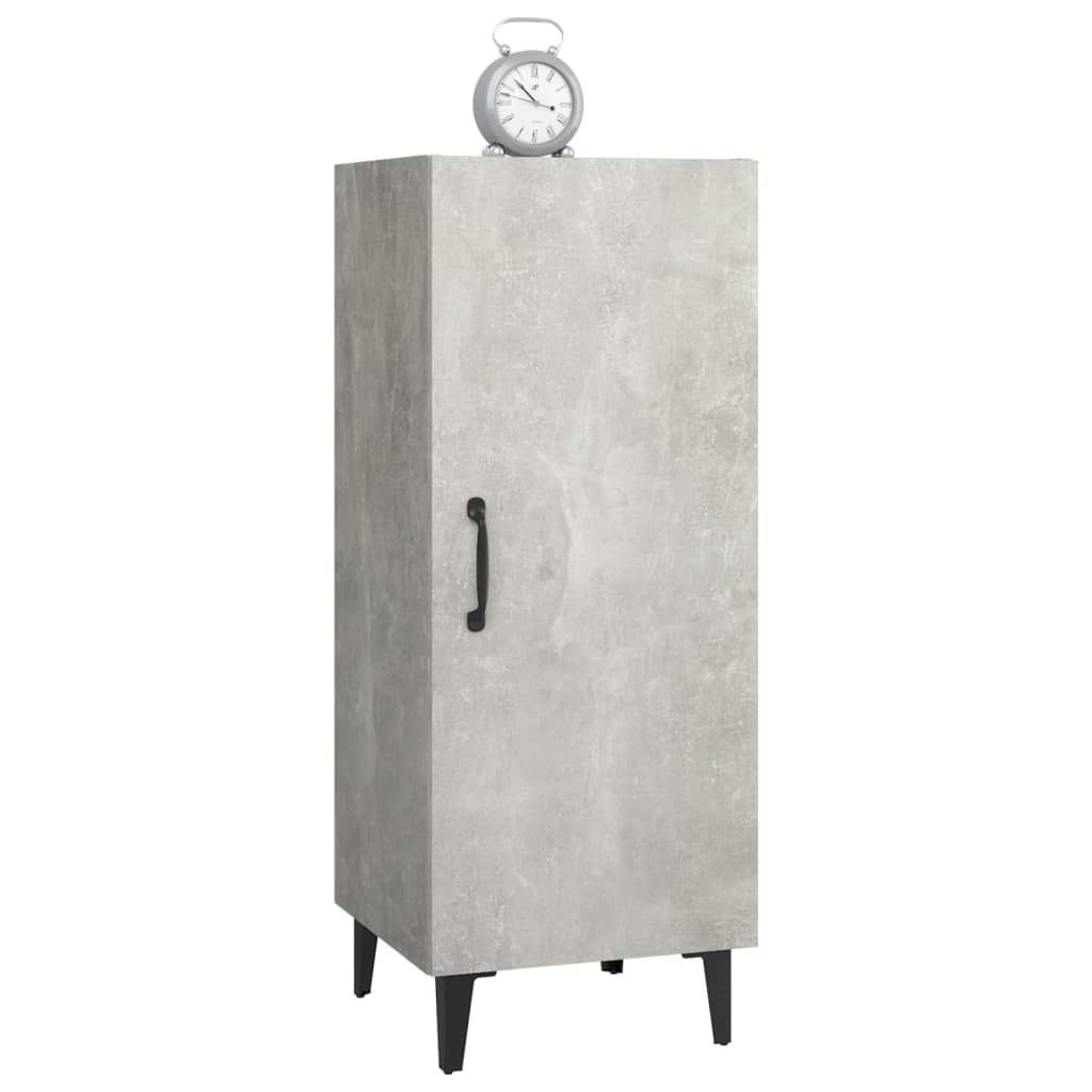 Sideboard Betongrau 34,5x34x90 cm Holzwerkstoff - Pazzar.ch